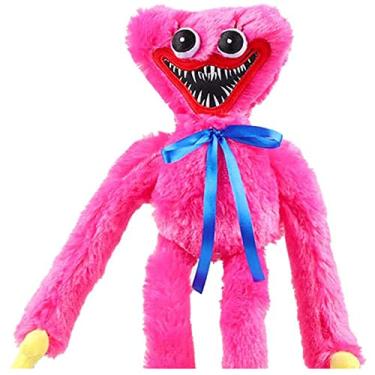 Imagem de JLPCC Brinquedo de pelúcia Poppy Playtime, Huggy Wuggys jogo de terror boneca monstro presentes para aniversário de fãs de jogos, 40 cm vermelho