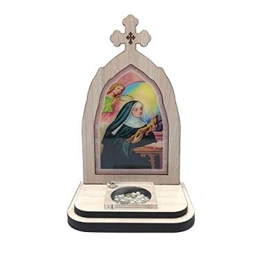 Imagem de Capela Com Porta Intenções E Terço Santa Rita de Cássia