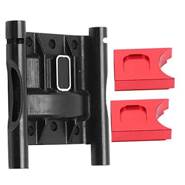 Imagem de Tampa do diferencial central de metal do carro RC, excelente tampa do diferencial central do metal leve, estável e confiável para carro 1/8 RC(Preto)