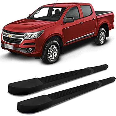 Imagem de Estribo S10 2012 a 2020 Quadrado Modelo ORIGINAL Preto C/D