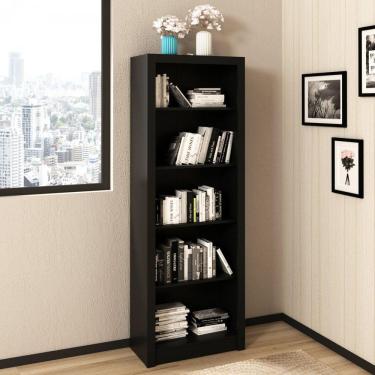 Imagem de Estante para Escritório 5 Prateleiras Me4104 Tecno Mobili Preto