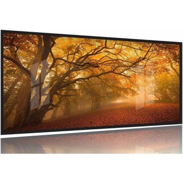 Imagem de Quadros Decorativos Arvore Paisagem Sala Quarto 130x60 Moldura Preta 2x2