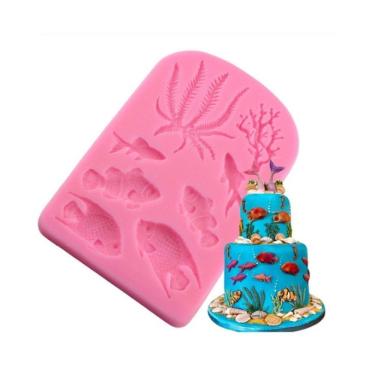 Imagem de Molde De Silicone Peixes