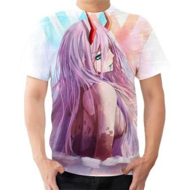 Imagem de Camisa Camiseta Personalizada Zero Two Estampa Anime 9 - Estilo Kraken