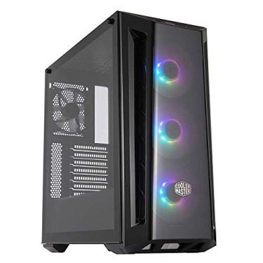 Imagem de Gabinete Cooler Master MasterBox MB520 ARGB, ATX, Lateral em Vidro Temperado, PSU Cover, 3 Ventoinhas ARGB Frontais, Frontal em Acrílico Transparente