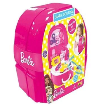 Imagem de Barbie Doutora Medica Mochila Com Acessórios F00629 - Fun