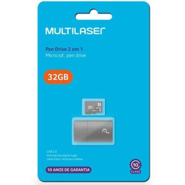Imagem de Cartão De Memória 32Gb Micro Sd Multilaser - Classe 10 Mc163