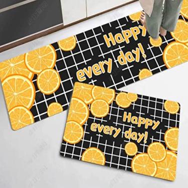 Imagem de Tapetes para piso de cozinha, tapete de área abstrato antiderrapante conjunto de tapetes de cozinha para cozinha sala de jantar, piso casa, escritório, pia, lavanderia 16x24 polegadas + 16x47 polegadas