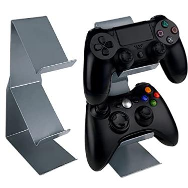 Imagem de Suporte de Mesa 2 Controles Playstation Xbox ps3 Ps4 ps5 Xbox 360 One Series X/S Vexus - Prata