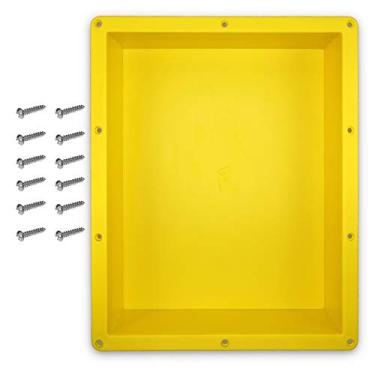 Imagem de Novalinea Flushmount Niche Parent, 16" x 20" Single Shelf, Yellow