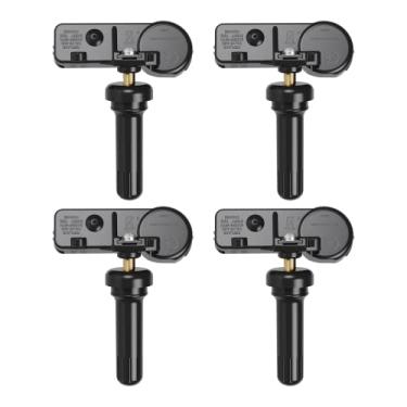 Imagem de TPMS Sensor Dodge, pacote com 4 4 sensores de sistema de monitoramento de pressão de pneu 433MHz compatível com Dodge Jeep Ram OE#56029398AB.68241067AA 68241067AB 56029398AA 68402371AA 68464665AA