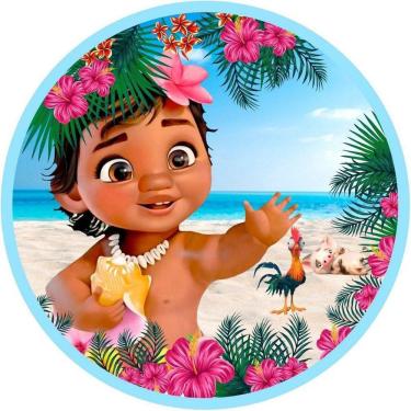 Imagem de Painel Redondo 3D Sublimado Moana Frd-4348
