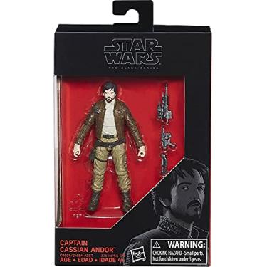 Imagem de Star Wars Rogue One The Black Series Captain Cassian Andor Exclusive Action Figure, 3.75 Inches and Imperial Death Trooper by STAR WARS