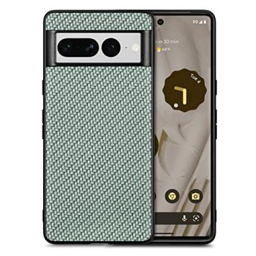 Imagem de YUNCHAO Caixa de telefone Para o Google Pixel 7 Pro Carbon Fiber Texture Leather Capa traseira capa capa para celular
