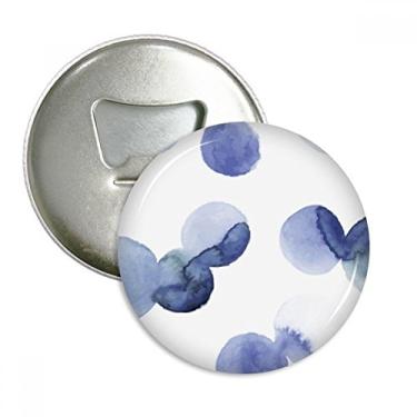 Imagem de Halo Abstrato Plantas Arte Padrão Abridor de Garrafas Imã de Geladeira Emblema Multifuncional