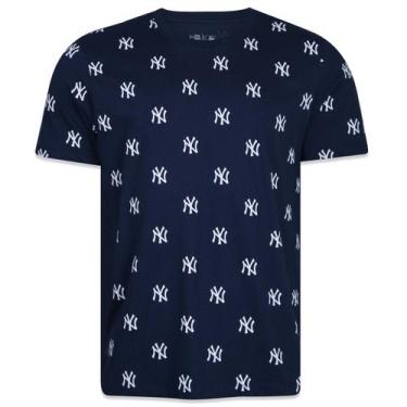 Imagem de Camiseta New Era Regular Mlb New York Yankees Core Estampada Manga Cur