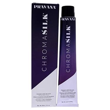 Imagem de PRAVANA ChromaSilk Crème Tintura de Cabelo com Seda e Proteína de Queratina, 7,46 Copper vermelho Blonde