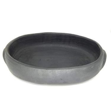 Imagem de Travessa Oval de Barro Artesanato Bernardes 30 X 20cm