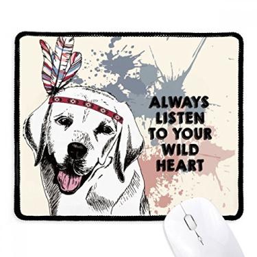 Imagem de Mousepad de borracha para jogos com ilustração em aquarela da Clothes Dog Lovely