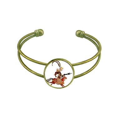 Imagem de Bracelete feminino estilo retrô, com cabeça de brinquedo, estilo retrô