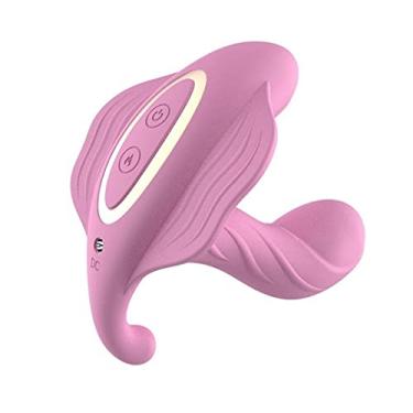 Imagem de Vibradores 2 em 1 Controle Remoto 10 Frequências À prova D'água Clitóris Estimulador Brinquedos Sexuais Zatla Shop (Roxo) (Rosa)