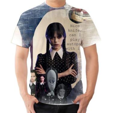 Imagem de Camiseta Camisa Wandinha Família Addams Filme - Estilo Vizu