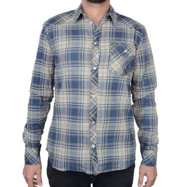 Imagem de Camisa Masculina Nicoboco ML Flanela Xadrez Deville Verde - 24517-Masculino