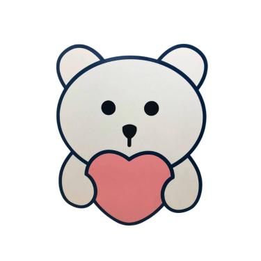 Imagem de Luminária de infantil ursinho love