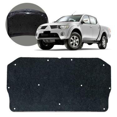 Imagem de Forro Capô Manta Acústica L200 Triton Pajero Dakar 2008 a 2015 Antirruído Isolante com Presilha Grud Gtc 5462