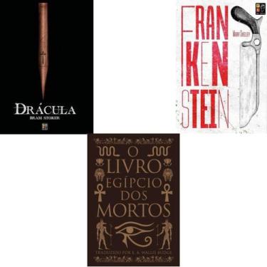 Imagem de Kit Com 3 Livros - Terror: Drácula + Frankenstein + O Livro Dos Egípci