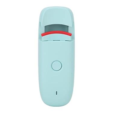 Imagem de Modelador de Cílios Aquecido, Carregamento Usb Pequeno Portátil Aquecimento Rápido Modelador de Cílios Elétrico Estilo de Longa Duração para Salão de Beleza (Verde)