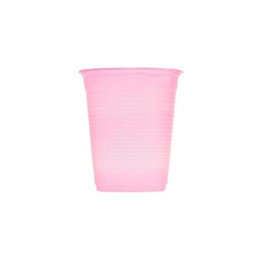 Imagem de Copo Descartável Rosa Neon de Festa - 200ml - 50 Unidades