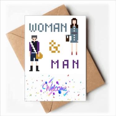 Imagem de Mochilas masculinas e femininas, joias, cartões de boas-vindas, envelopes em branco