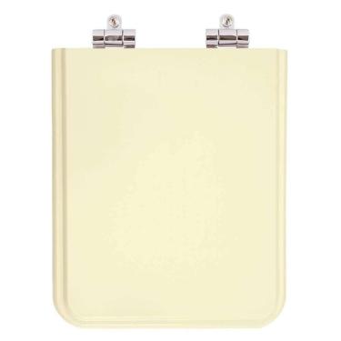 Imagem de Assento Sanitário Poliester Soft Close Square Bone (Bege Claro) para vaso Incepa