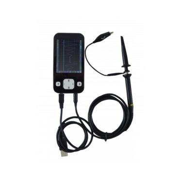 Imagem de Osciloscópio Digital Bolso 2 Canais 200Khz Trigger Software Usb Od-300 Portátil Instrutherm Ponta Prova Certificado