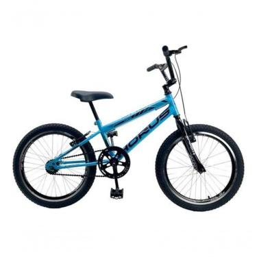 Imagem de Bicicleta Infantil Aro 20 Bmx Masculina - Cross Azul Celeste