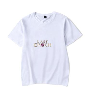 Imagem de bwpilczc Camiseta Last Epoch com logotipo de verão feminina masculina manga curta, Estilo 3, XXG