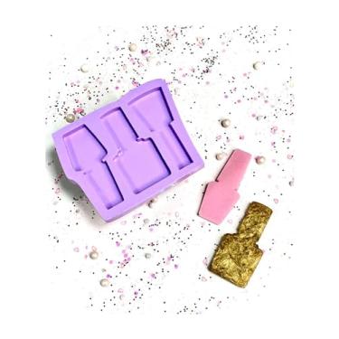 Imagem de Confeitaria dos Moldes, R234 Molde de silicone esmaltes chaveiro resina