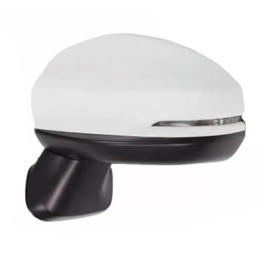 Imagem de Conjunto de espelho lateral do motorista adequado para HONDA FIT JAZZ 2015 2016 2017 acessórios de espelho retrovisor de carro substituição de espelho lateral com luz de seta, sem dobramento elétrico