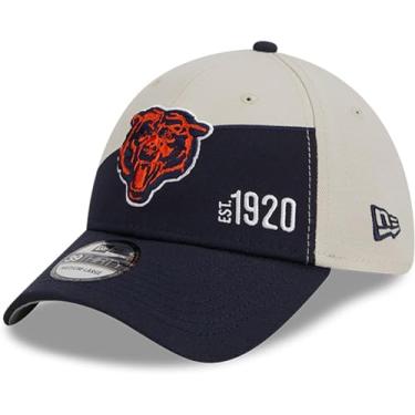Imagem de New Era Boné NFL 39Thirty Sideline Historic Legacy Primary Logo Stretch Flex Fit, Chicago Bears azul-marinho, P-M