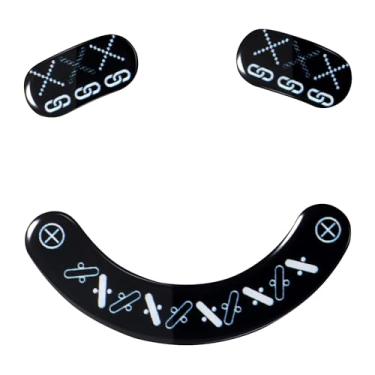 Imagem de immoenuc Patins de mouse de vidro para Razer Viper V2 Pro Mouse pads macios duráveis acessórios para mouse de jogo (padrão de impressão)
