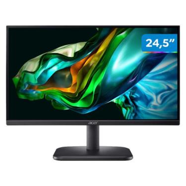 Imagem de Monitor Gamer 100Hz 1Ms Acer Ek1 Series Ek251q Ebi 24,5" Full Hd Ips H