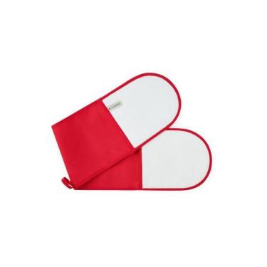 Imagem de Le Creuset Luva Dupla para Forno de Algodão Vermelho