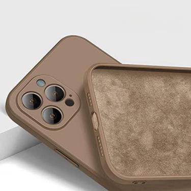 Imagem de Capa de telefone quadrada de silicone macio líquido para iphone 11 12 13 pro xs xr max mini 7 8 se 2020 x plus capa traseira à prova de choque, k, para iphone 7 8 plus