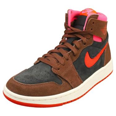 Imagem de Tênis feminino Air Jordan 1 Zoom CMFT 2 (DV1305-206, Cacao Wow/Preto/Hyper Pink/Picante Red), Cacao Wow Picante Vermelho Preto 206, 39 BR