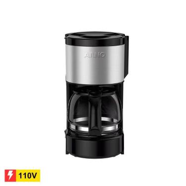 Imagem de REEMBALADO: Cafeteira Elétrica Arno Perfectta Inox CFPI 12 Xícaras Preta - 110V