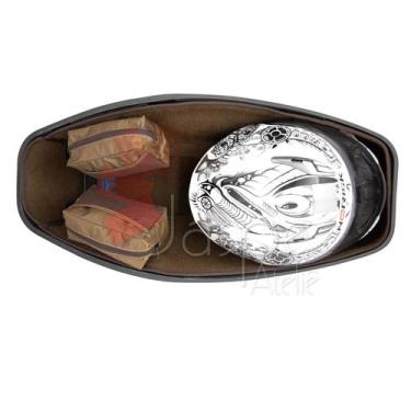 Imagem de Forração Honda Pcx 150 Forro Premium Baú 16 17 18 Marrom - Jaspe Ateli