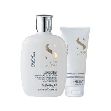 Imagem de Kit Alfaparf SDL Diamond - Shampoo 250ml + Leave-in 200ml - ALFAPARF M