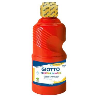 Imagem de Garrafa Tinta Giotto Tempera Guache 250ml Escolha a Cor, VERMELHO