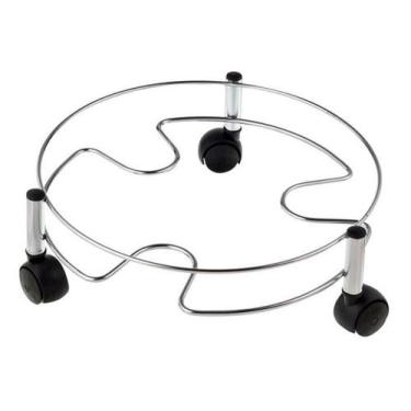 Imagem de Suporte De Botijão Resistente - Metal Cromado - Arthi